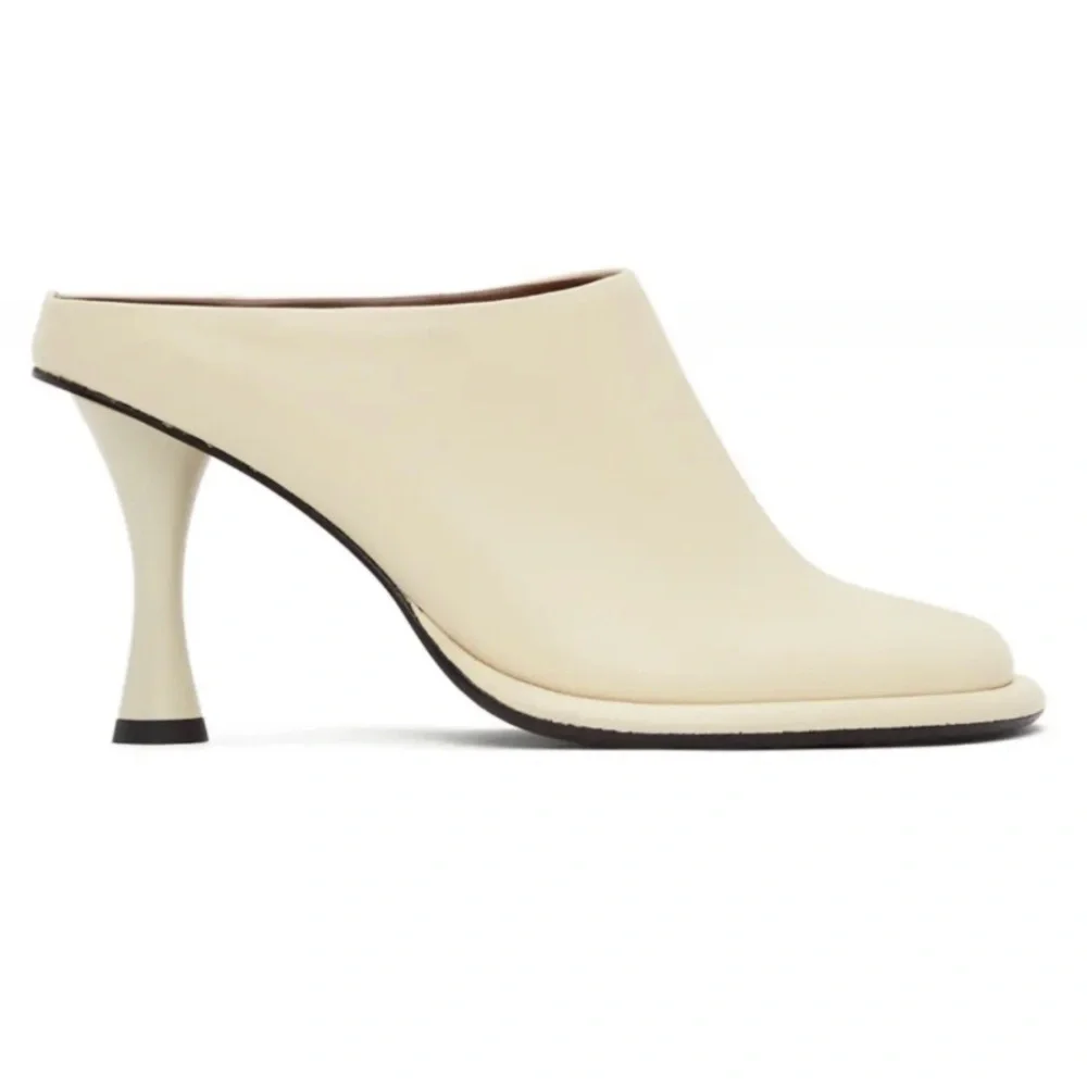 Proenza Schouler Women's Cream Mules - Picture 2 of 6